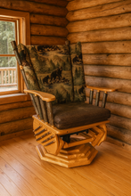 Hickory Swivel Glider