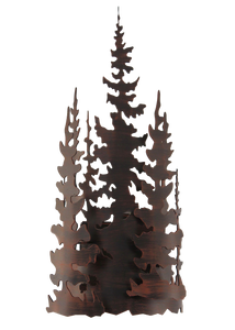 Iron Trees Wall Sconce