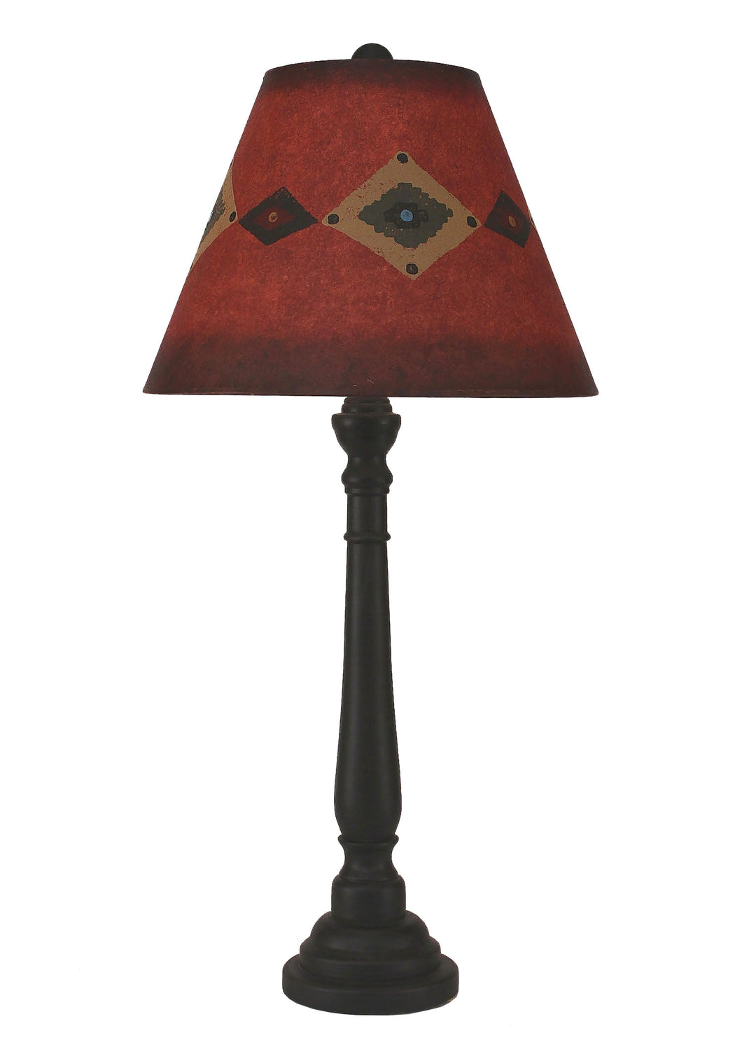 Kodiak Round Buffet Lamp w/ South Western Shade