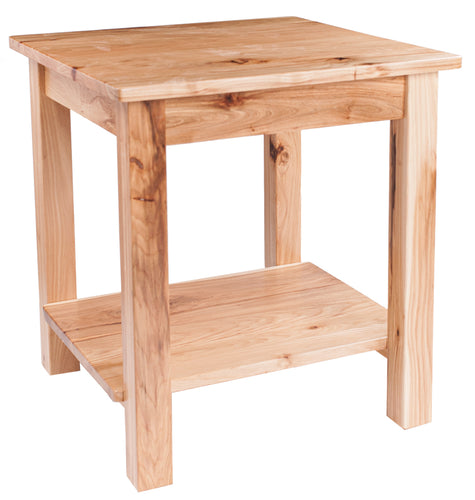 Finished Hickory End Table