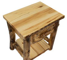 Aspen One Drawer Solid Shelf Nightstand