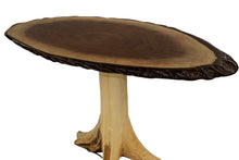 Walnut Sofa Table with Cedar Stump