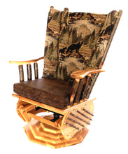 Hickory Swivel Glider
