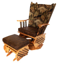 Hickory Swivel Glider
