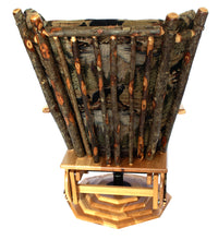 Hickory Swivel Glider
